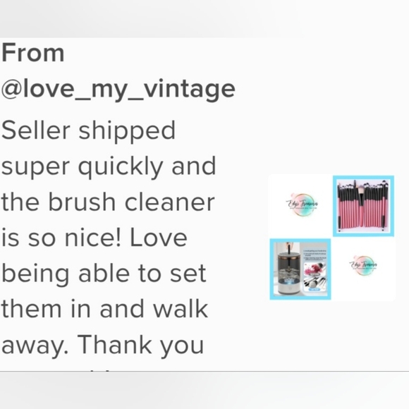 Electric Makeup Brush Cleaner Machine & Makeup Brush Bundle (New) - Picture 7 of 7